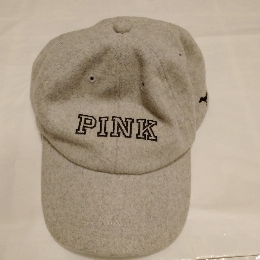 Pink Victoria's Secret wool blend hat